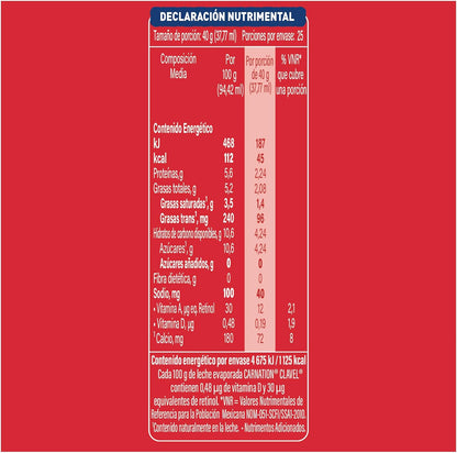 CLAVEL LECHE TETRABRIK 1 K