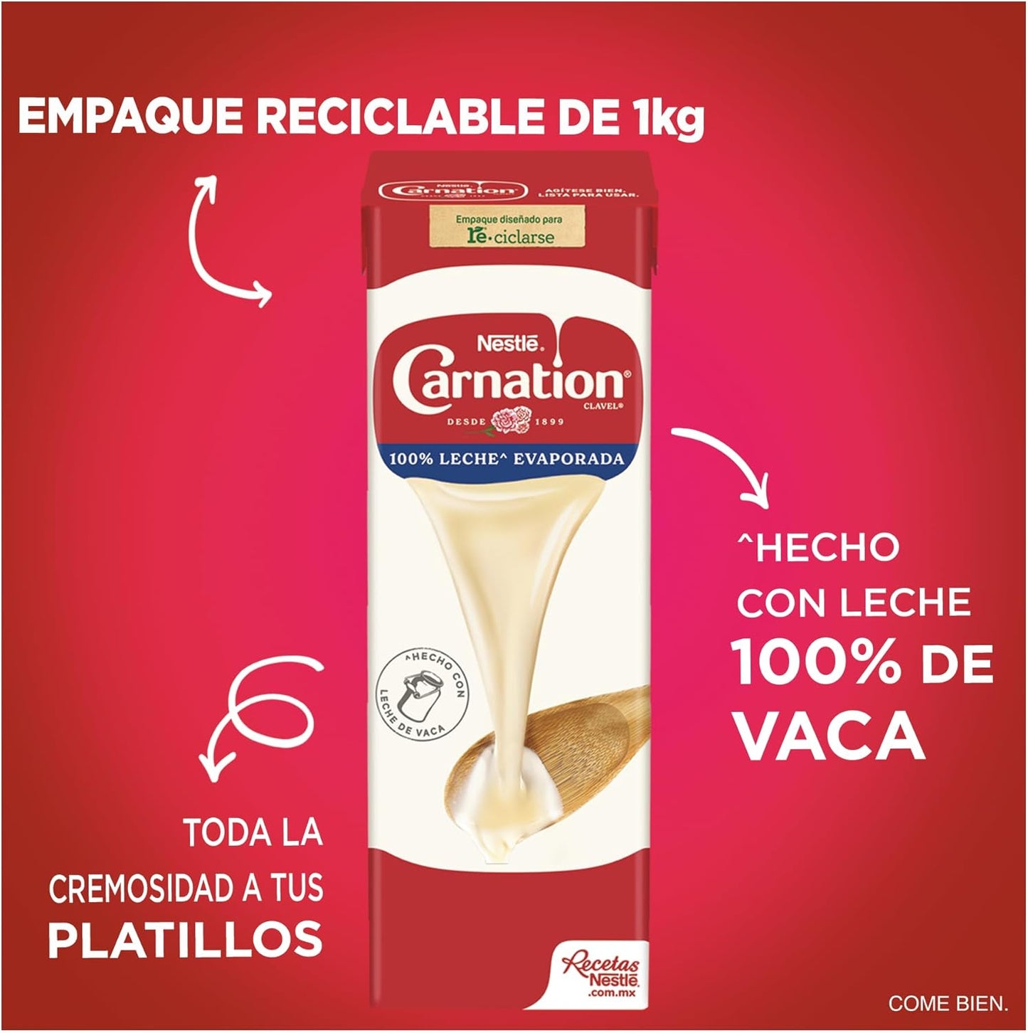 CLAVEL LECHE TETRABRIK 1 K