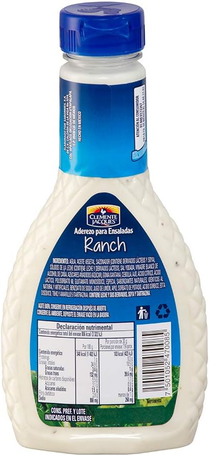 CLEMENTE JACQUES ADEREZO RANCH 12/237 ML