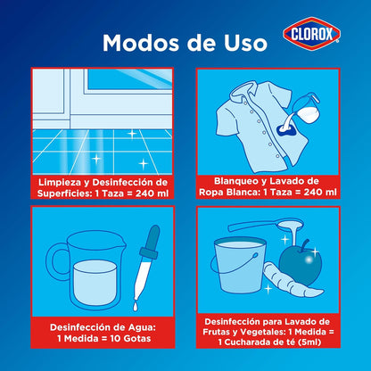 CLOROX BLANQ CONCENT 6/3800 ML
