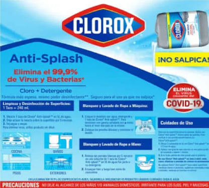 CLOROX DESINFECTANTE ANTI-SPLASH 930 ML