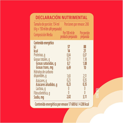 COFFEE MATE SUSTITUTO DE CREMA 12/400 G