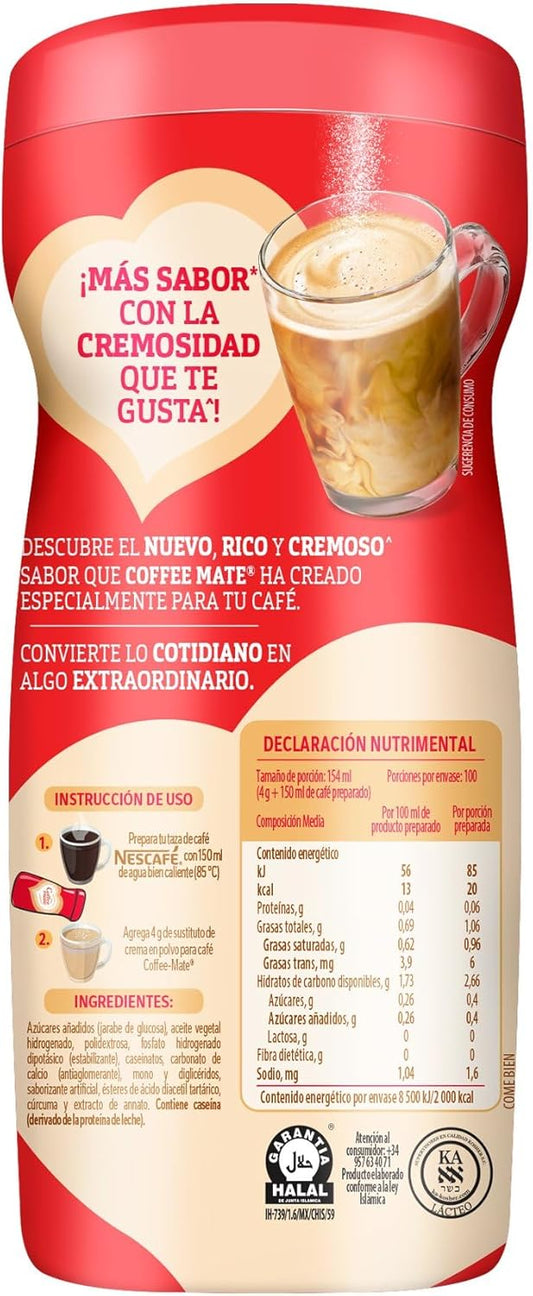 COFFEE MATE SUSTITUTO DE CREMA 12/400 G