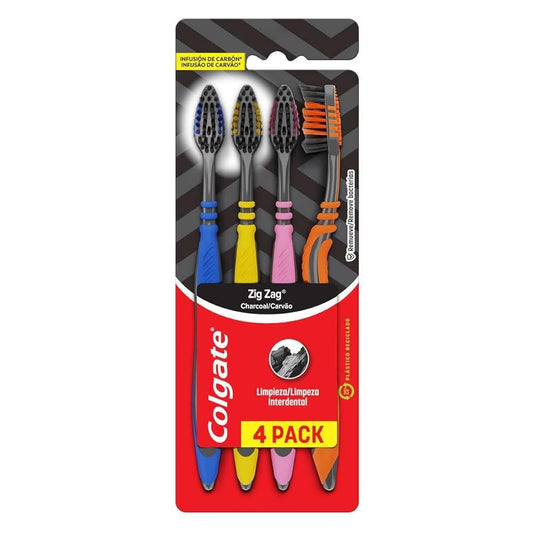 COLGATE CEPILLOS ZIG ZAG INFUSION CARBON 8/4