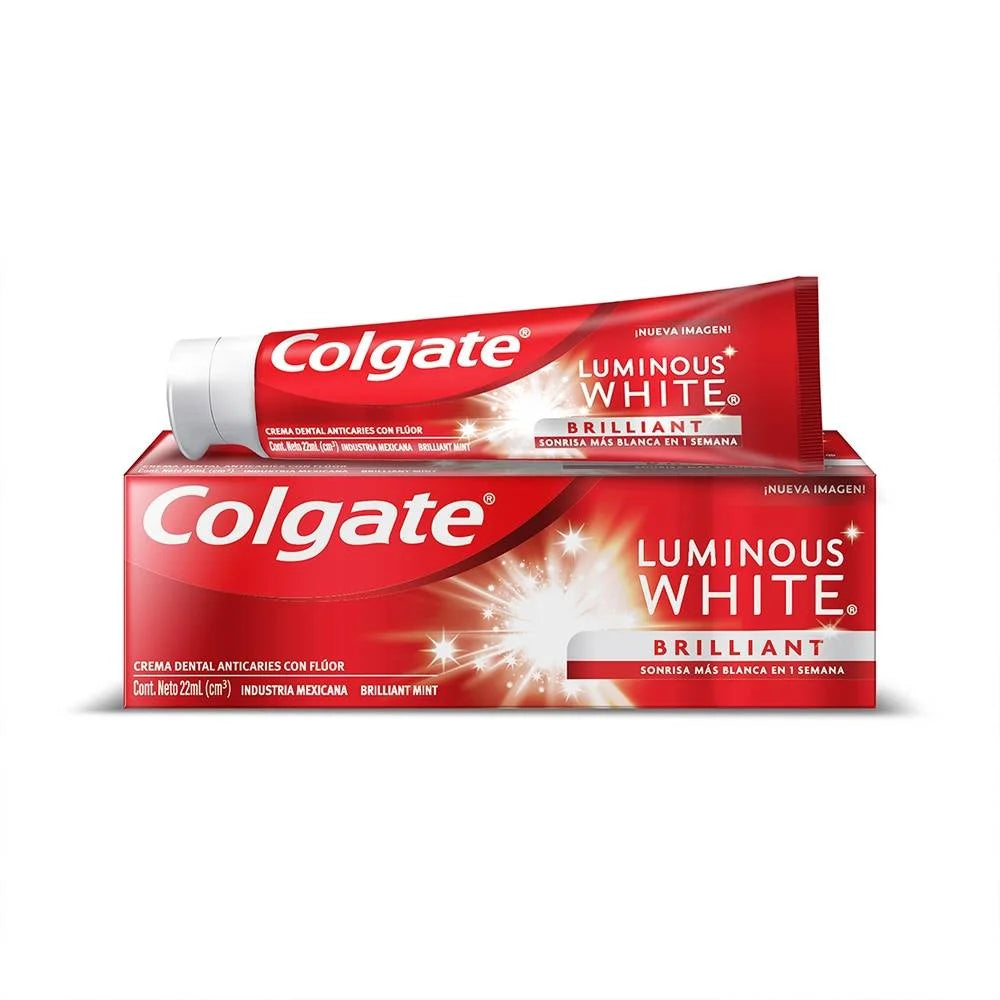 COLGATE CR DENTAL LUMINOUS WHITE 12/12 22 ML