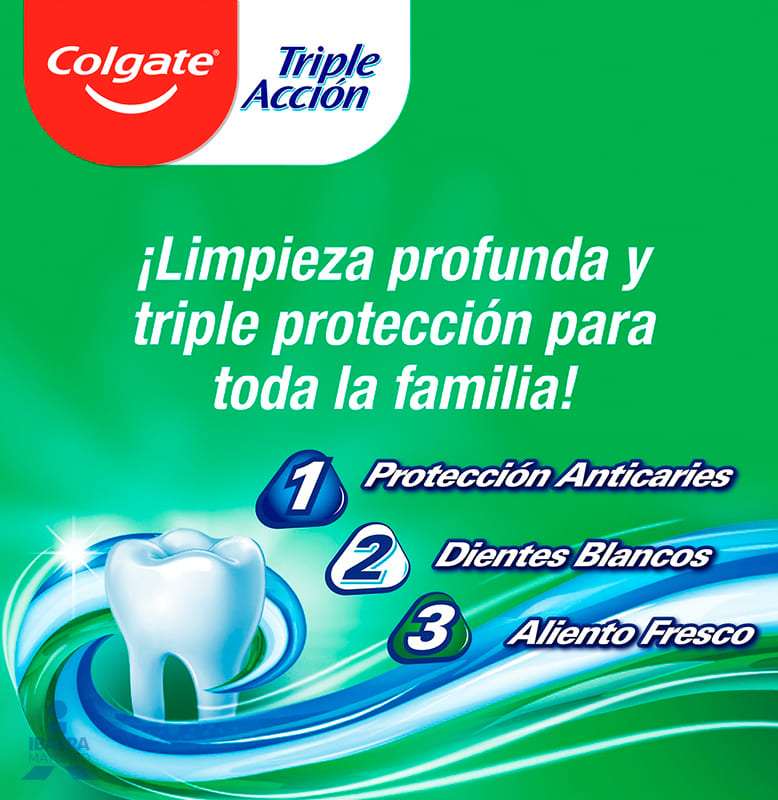 COLGATE CREMA DENTAL TRIPLE ACCION 144/50 ML