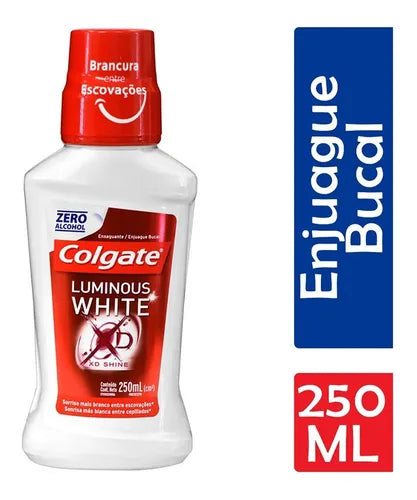 COLGATE ENJ BUCAL LUMINOUS WHITE XD 12/250 ML