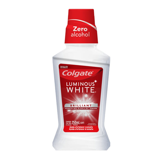 COLGATE ENJ BUCAL LUMINOUS WHITE XD 12/250 ML