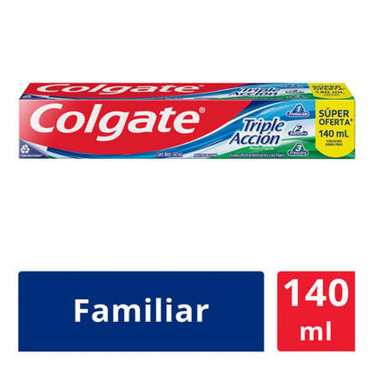 COLGATE TRIPLE ACCION 72/140 ML