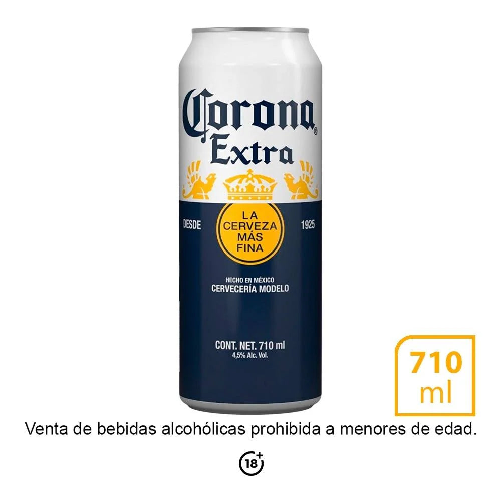 CERVEZA CORONA EXTRA MISIL 12pzs 710 ML