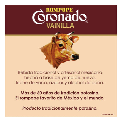 CORONADO ROMPOPE VAINILLA C/900 ML