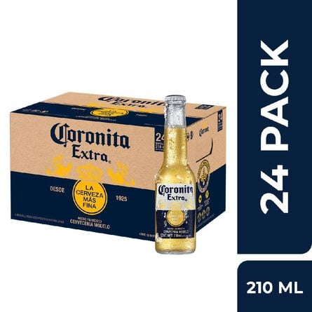 CORONITA CERVEZA 24pzs 210 ML