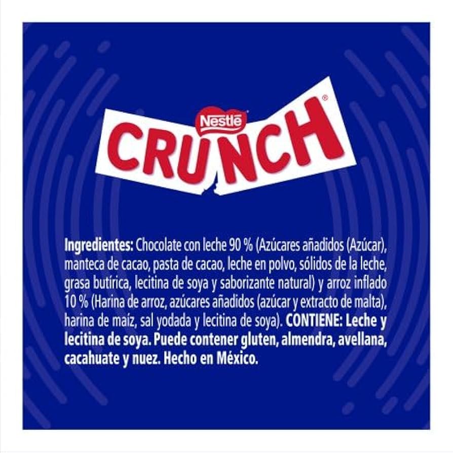 CRUNCH CHOCOLATE 12/6 40GR