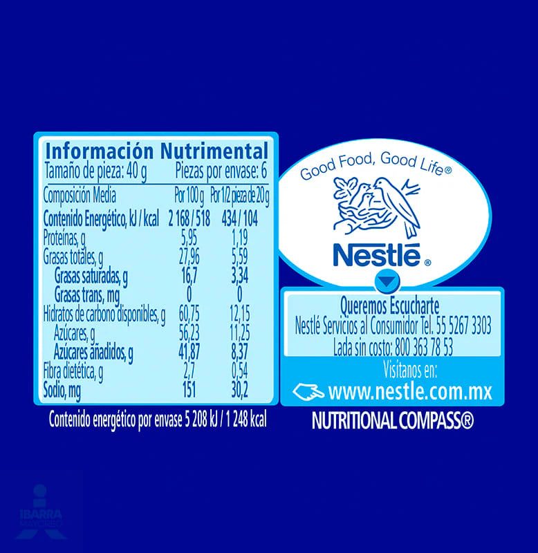 CRUNCH CHOCOLATE 12/6 40GR