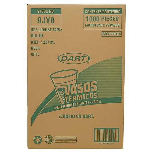 DART VASO PAPEL SSP MISTIQUE 20/50 237ML (8 OZ)