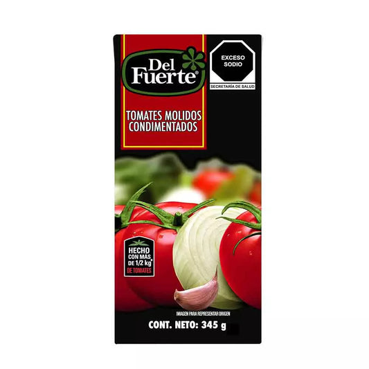 DEL FUERTE PURE TOMATE CONDIMENTADO 24/345 G