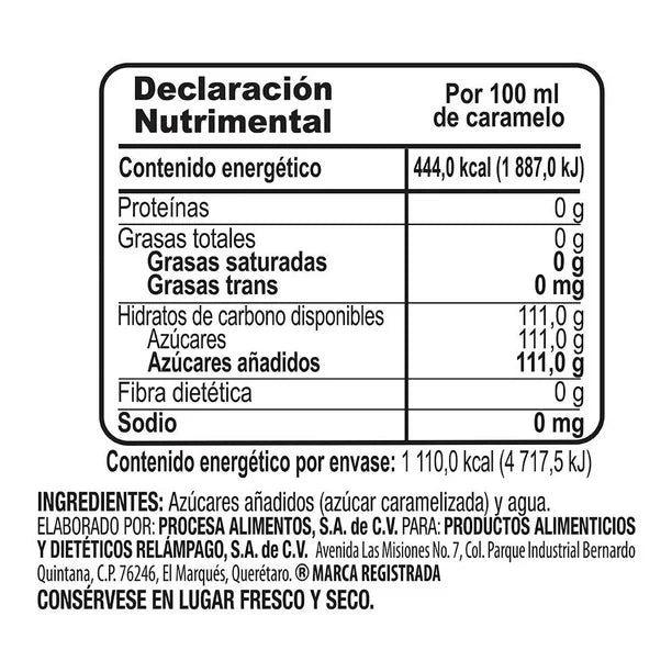 DGARI CARAMELO LIQUIDO 500 ML