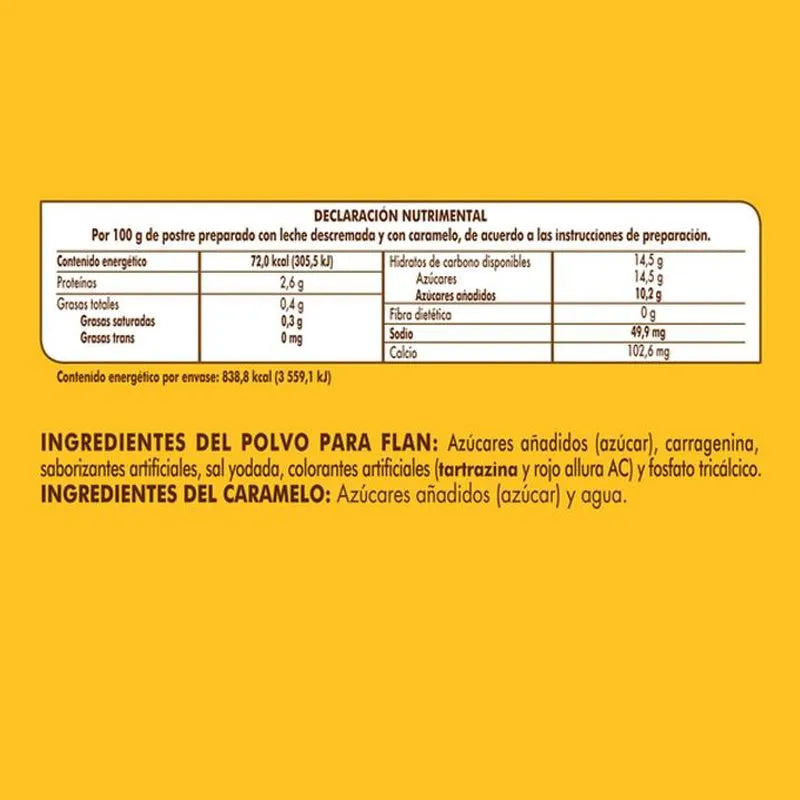 DGARI FLAN VAINILLA 805 G