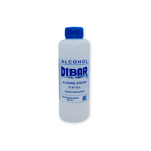 DIBAR ALCOHOL AZUL 36/250 ML
