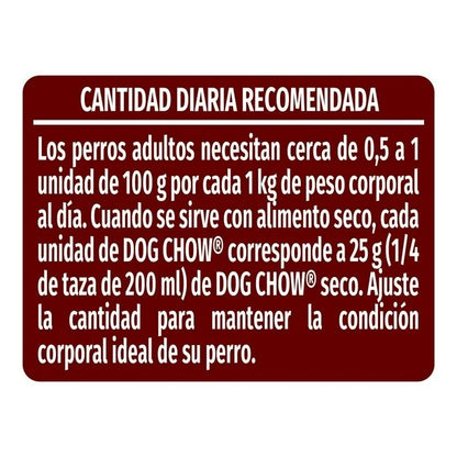 DOG CHOW SOBRE ADULTO CARNE  12/100 G