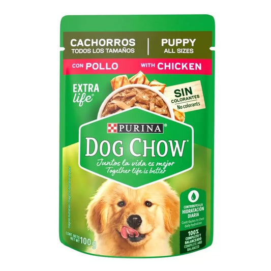 DOG CHOW SOBRE CACHORRO POLLO 12/100 G