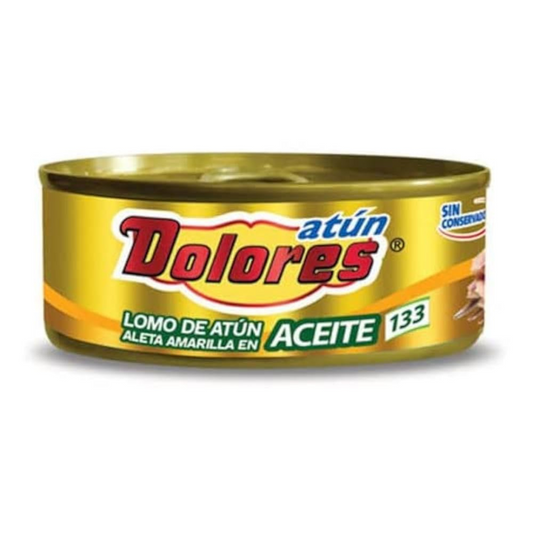 ATUN DOLORES EN ACEITE 36/133 G