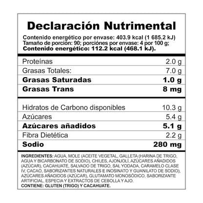 MOLE DOÑA MARIA LISTO PARA SERVIR 21/360 G