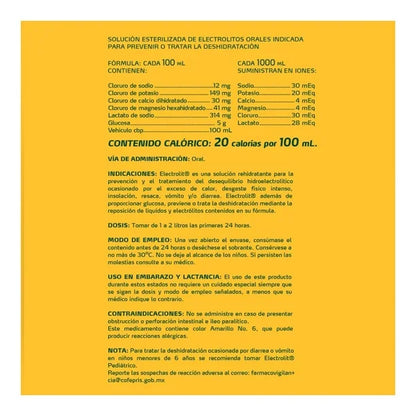 SUERO REHIDRATANTE ELECTROLIT PINA 12/625 ML