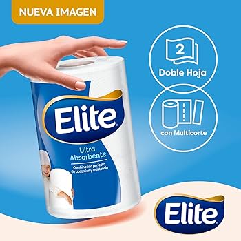 TOALLAS DE PAPEL ELITE MEGA ROLL 20/180 HD