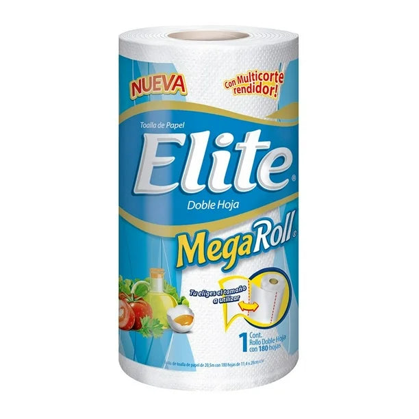 TOALLAS DE PAPEL ELITE MEGA ROLL 20/180 HD