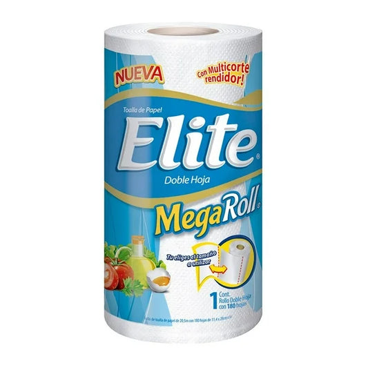 TOALLAS DE PAPEL ELITE MEGA ROLL 20/180 HD
