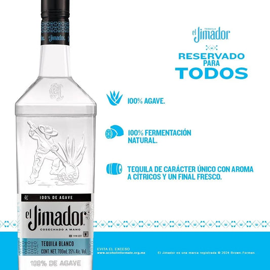 EL JIMADOR TEQUILA BLANCO C/700 ML