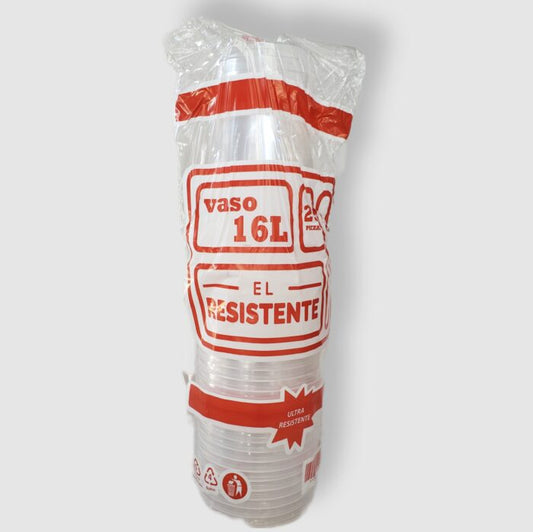 EL RESISTENTE VASO PLASTICO #16L 40/25 4352