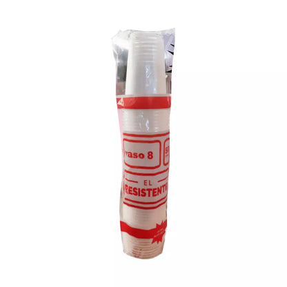 EL RESISTENTE VASO PLASTICO #8 20/50 4345