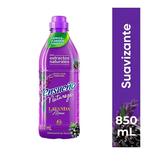ENSUEÑO SUAVIZANTE NATUREZA LAVANDA MORAS 850 ML