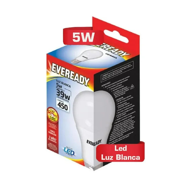 EVEREADY FOCO LED LUZ BLANCA 4/10 (5W) 39WATTS