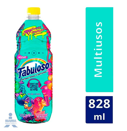 FABULOSO LIMPIADOR MUSIC TRAP 828 ML