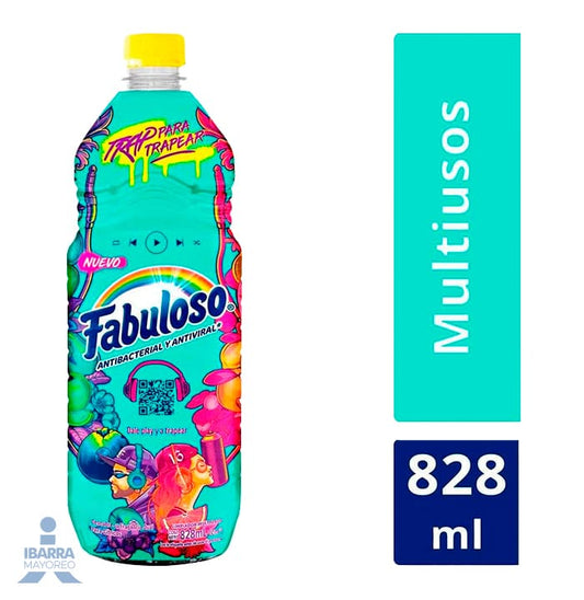 FABULOSO LIMPIADOR MUSIC TRAP 828 ML