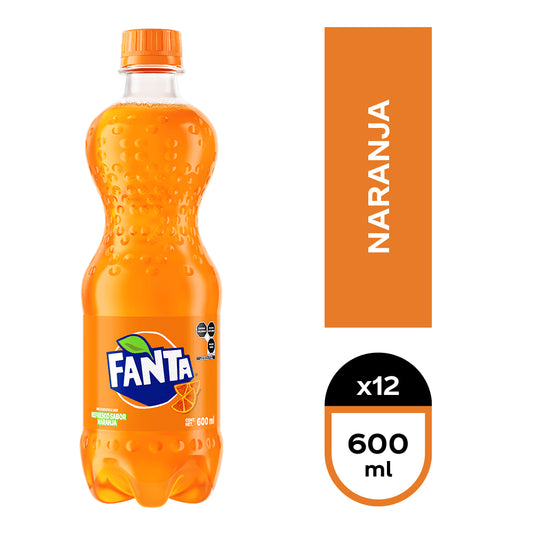 FANTA REFRESCO PET NARANJA 12/600 ML