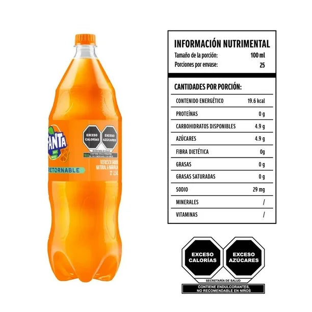 FANTA REFRESCO PET NARANJA 4/3 L