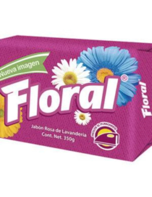 FLORAL JABON ROSA 20/350 G