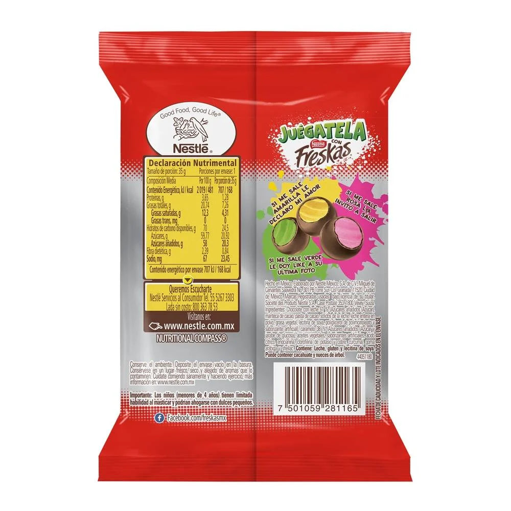 FRESKAS CARAMELO CON CHOCOLATE 16/9 35 G