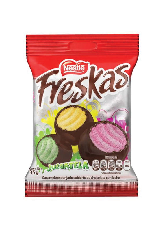 FRESKAS CARAMELO CON CHOCOLATE 16/9 35 G