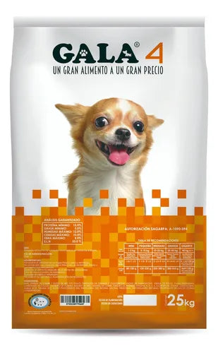 GALA 4 PARA PERRO C/25 K
