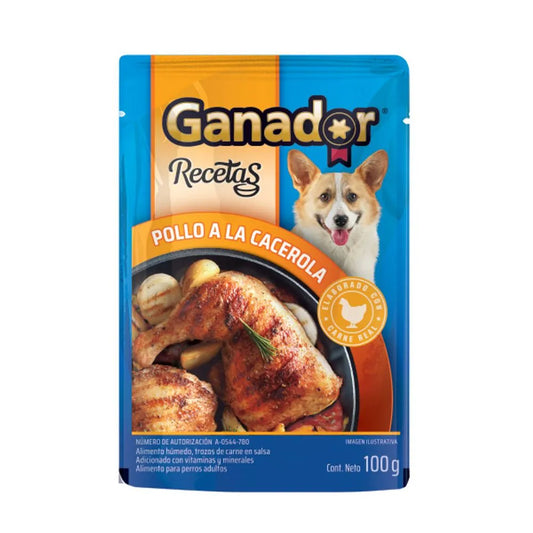 GANADOR RECETAS SOBRE POLLO A LA CACEROLA 22/100 G