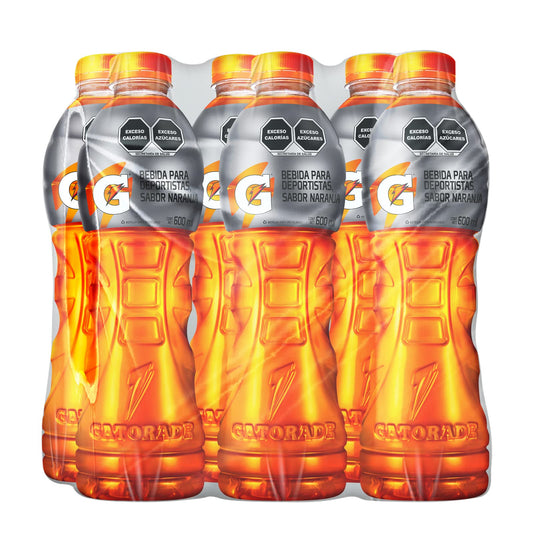 GATORADE BEBIDA HIDRATANTE NARANJA 6/600 ML