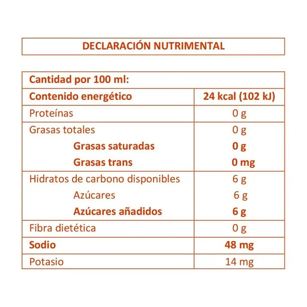 GATORADE BEBIDA HIDRATANTE NARANJA 6/600 ML