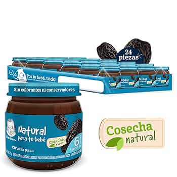 GERBER PAPILLA CIRUELA PASA 2A ET 24/100 G