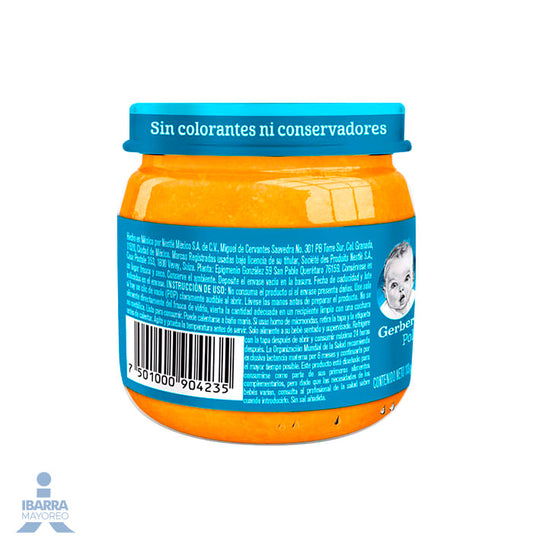 GERBER PAPILLA POLLO/VERDURAS/ARROZ 2A 24/100 G
