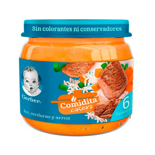 GERBER PAPILLA RES/ARROZ 2A 24/100 G